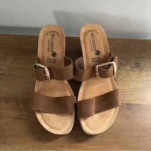 Women's Brown Leather Sandals